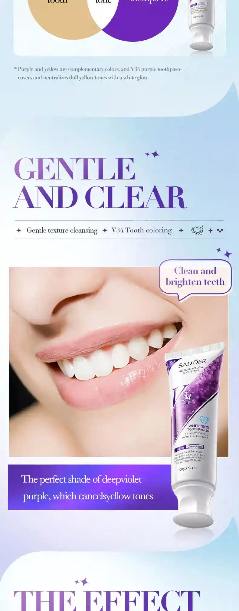 Tidesmit teeth whitening toothpaste for dental calculus removal, breath freshening, and periodontitis prevention.