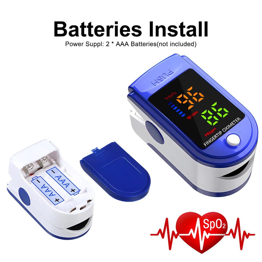 Digital Oximetre LED Display Medical Blood Oxygen Saturation Monitor Heart Rate Finger Pulse Oximetro de dedo