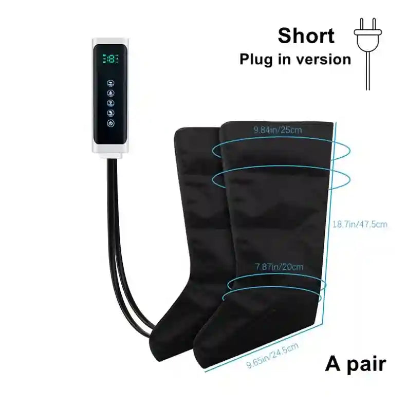 Leg Air Compression Massager - Deep Tissue Recovery Device Massage Roller Tidesmit