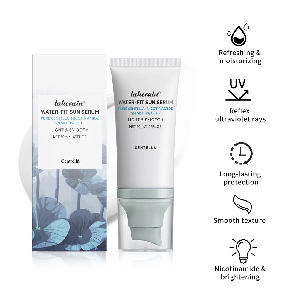 Tidesmit SPF 50+ moisturizing sun block and makeup primer texture close-up for hydration and UV protection