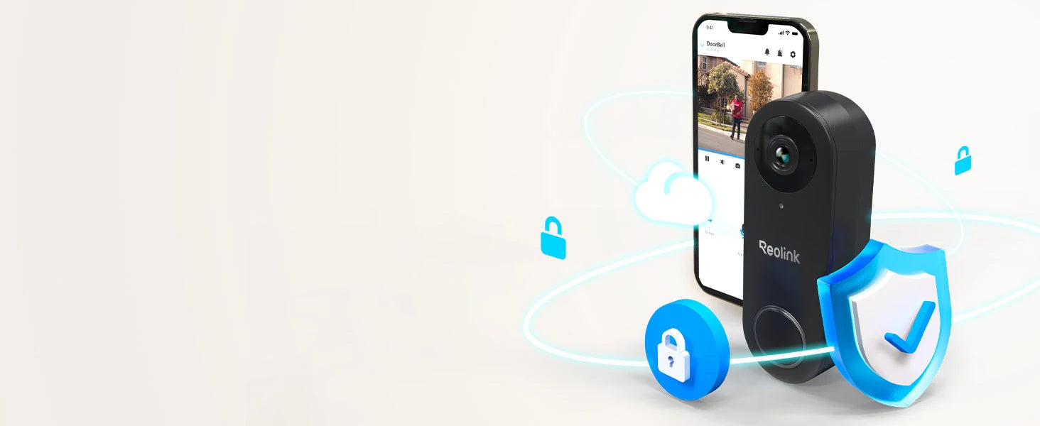 REOLINK 2K+ PoE Video Doorbell 2-Way Talk 4:3 Aspect Ratio Smart Home Video Intercom Wired Door Bell with Chime(EU&UK Optional)