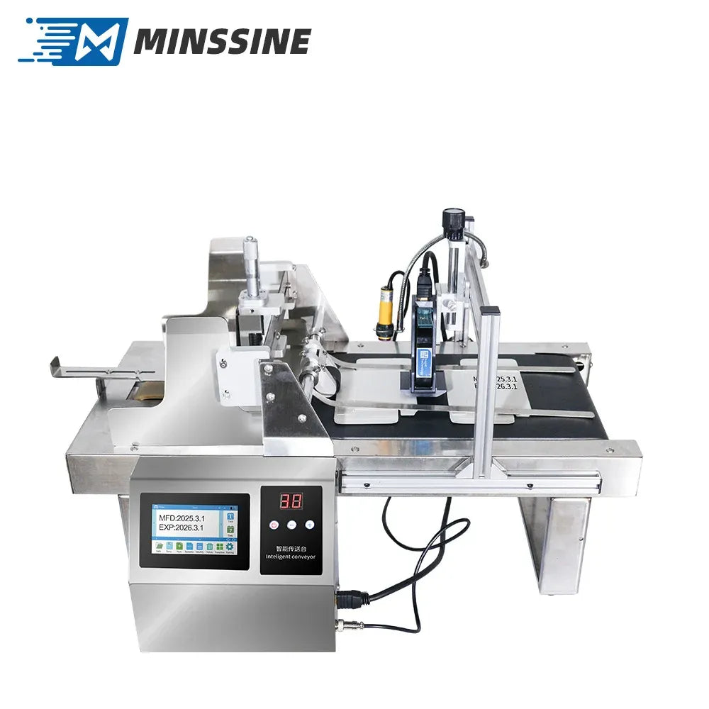 Stainless steel paging printer with display panel and adjustable print assembly