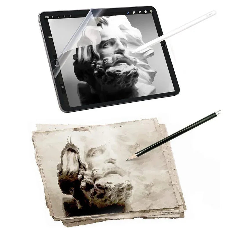 Paper Screen Protector for iPad - Matte Drawing Film by Tidesmit Tidesmit