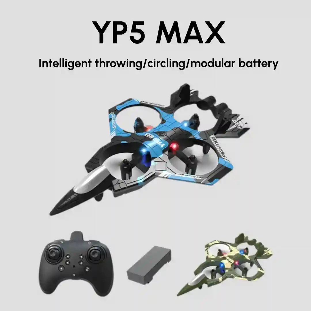 Remote Control Stunt Plane 4-Channel UAV - YP5 Stable Hover Model Tidesmit