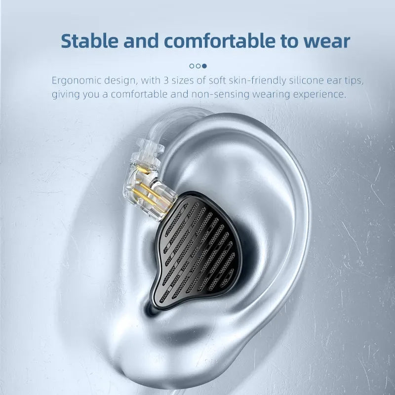 Planar Magnetic IEMs | 13.2mm Driver HiFi Wired Earbuds | Tidesmit Tidesmit