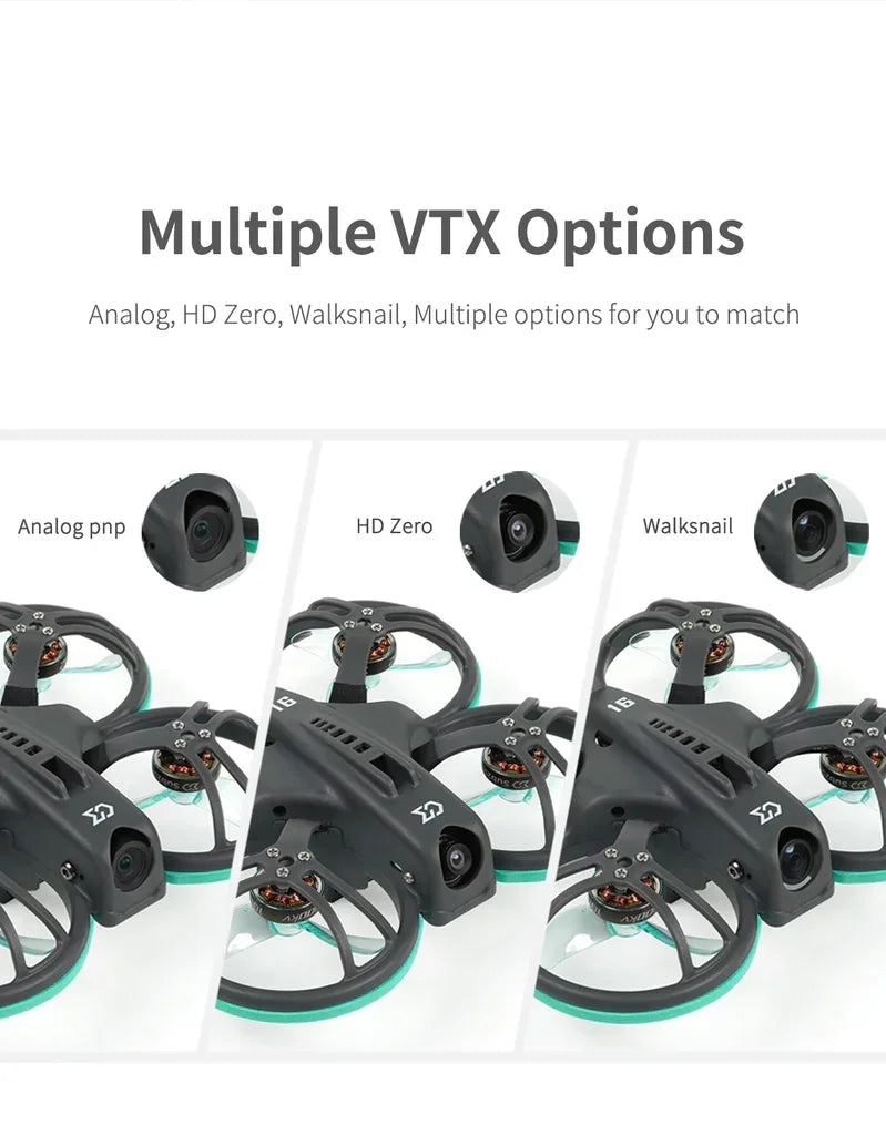 1.6 Inch Tiny Whoop FPV Drone | ELRS & TBS Nano RX | Tidesmit Tidesmit