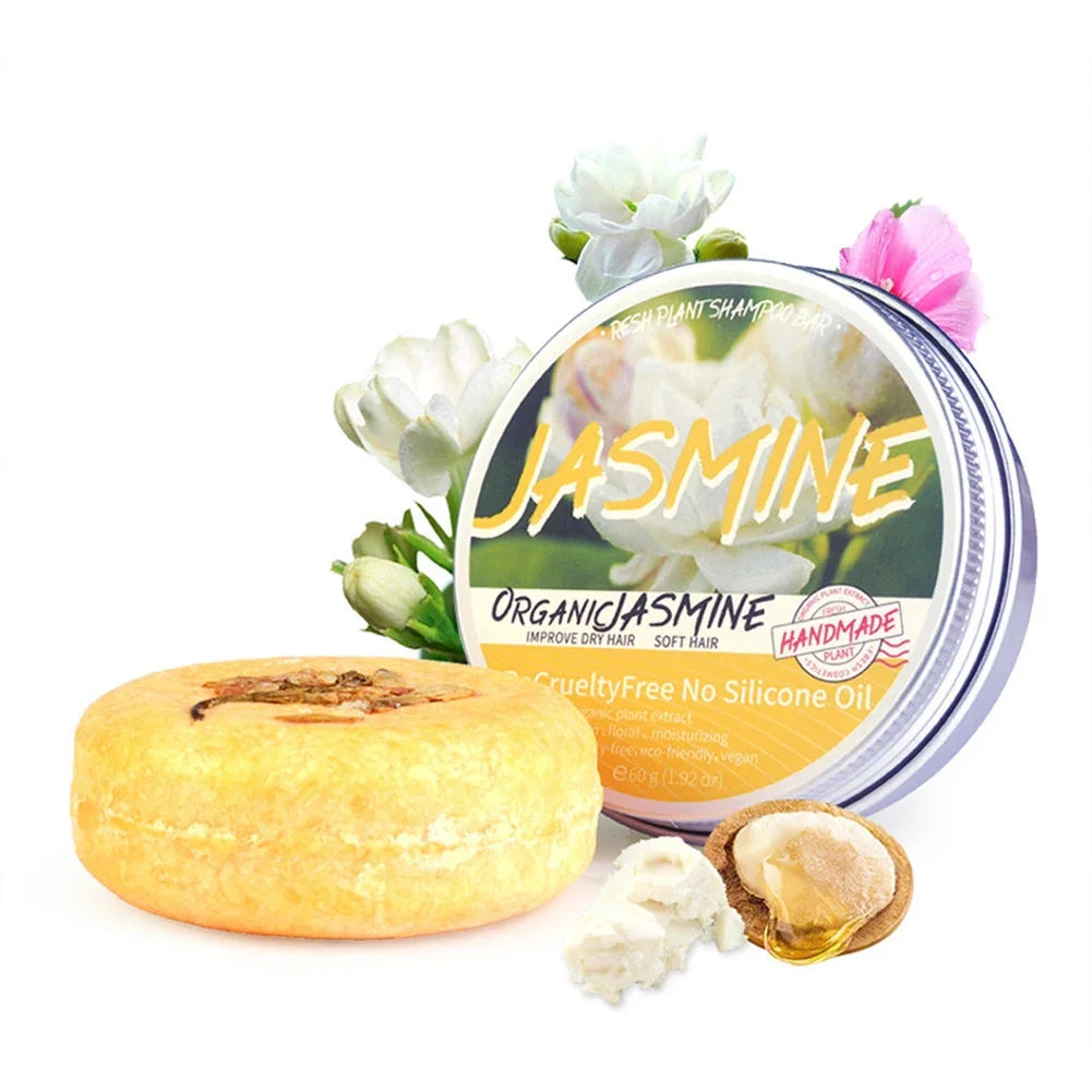 14 Style Ginger Handmade Shampoo Soap Cold Processed Soap Solid Shampoo Bar Pure Plant Hair Shampoos Hair Care Bar Soap