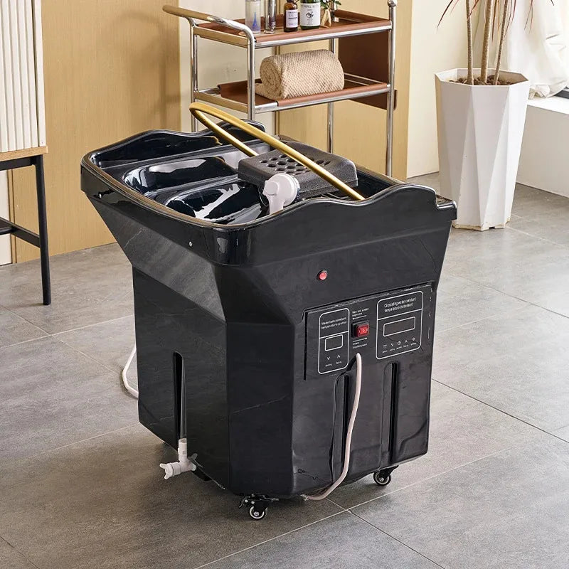 Portable Head Spa Bed with Water Tank - Adjustable Salon Shampoo Chair Massage Chairs Tidesmit