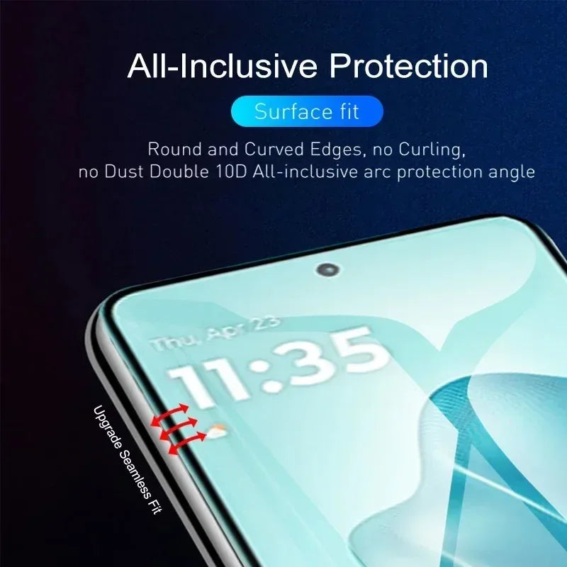 Motorola Edge Screen Protector - 5 Pack Hydrogel Film Full Coverage Tidesmit