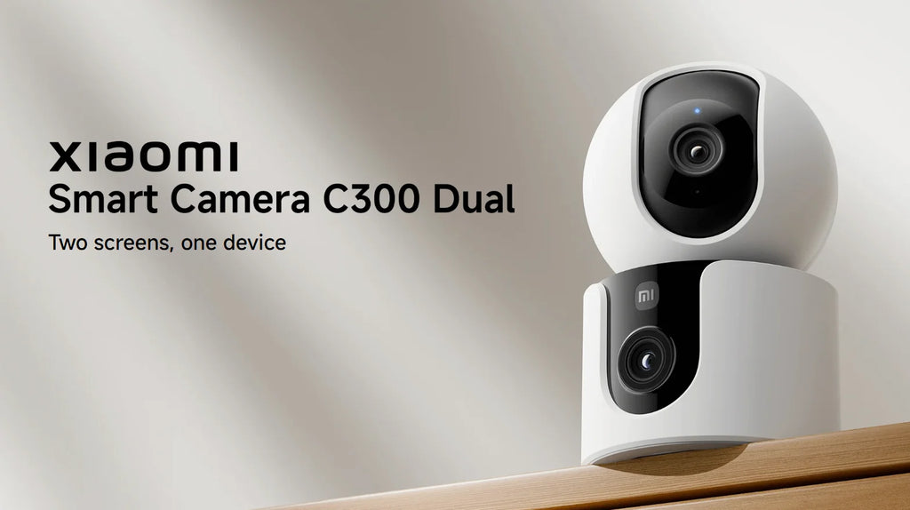 Xiaomi Smart Camera C300 Dual Lens PTZ 360° AI Detection 3 Million Pixels Full Color Night Vision WiFi 6 Home Security Mi Home C