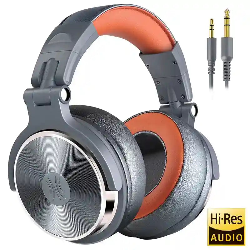 Studio Monitor Over-Ear Headphones - Foldable Pro Audio Tidesmit Pro-50-Orange Tidesmit