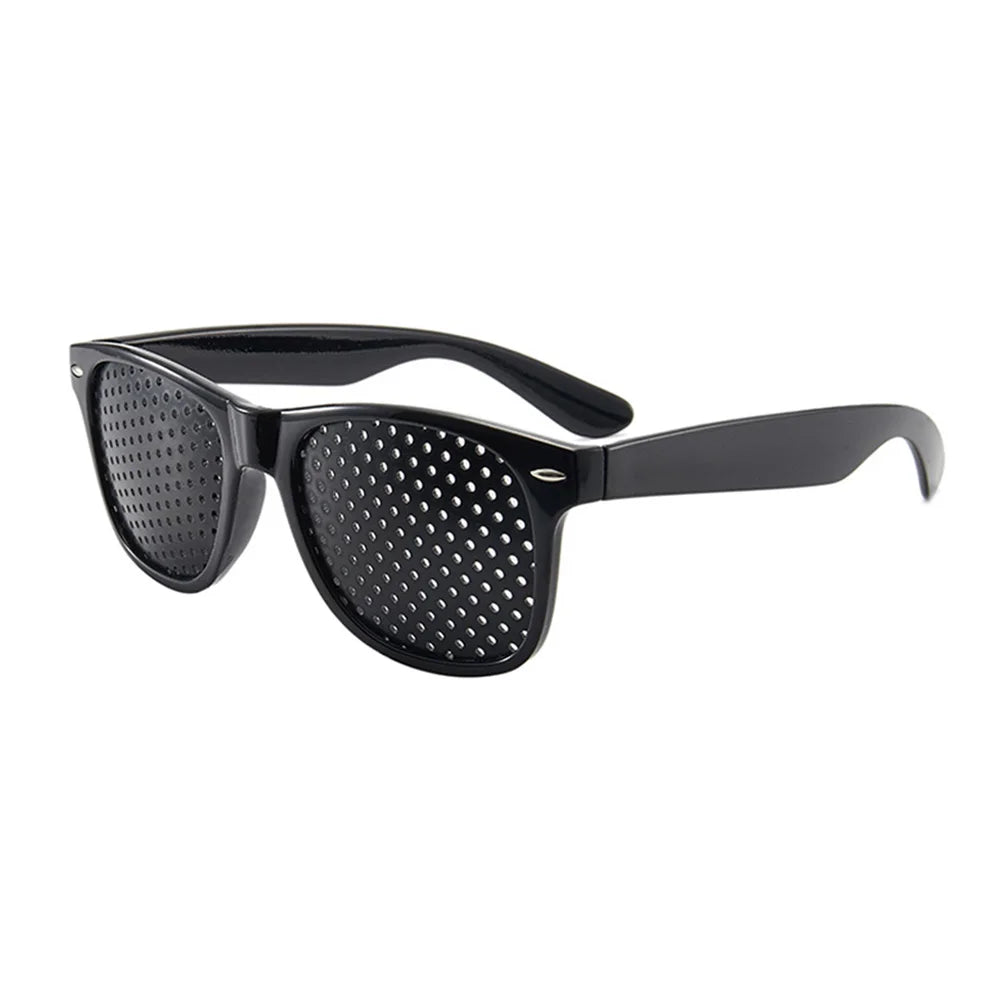 Pinhole Glasses for Eye Strain Relief - Vision Training Aid (6 Colors) Tidesmit