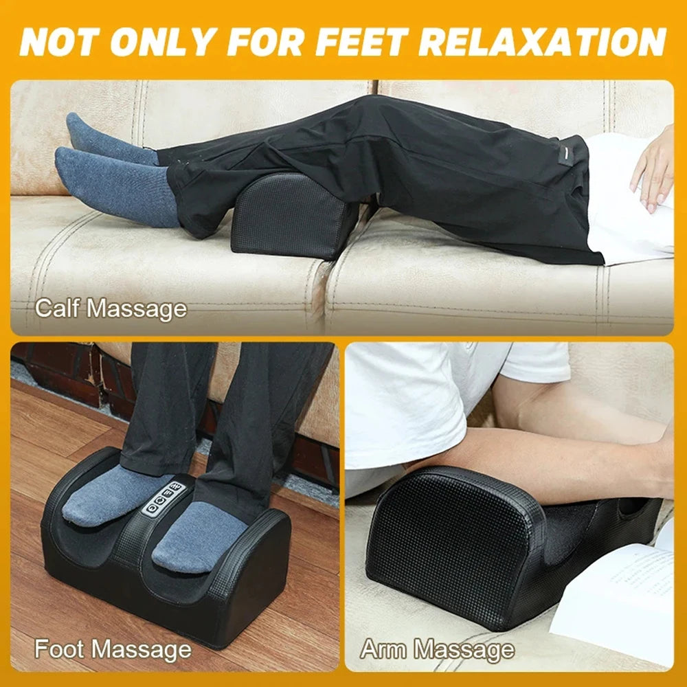 Electric Foot Massager with Heat - Shiatsu Deep Tissue Muscle Relief Body Shaping Massage Equipment Tidesmit