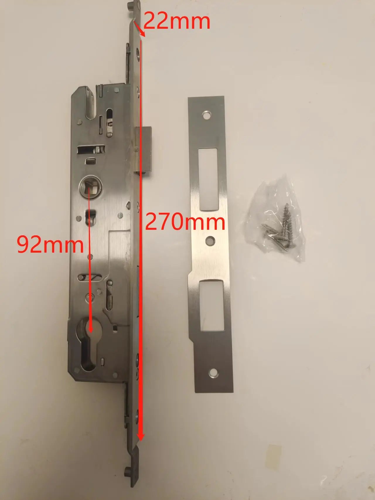 Peephole Camera Smart Aluminum Lock Euro 3592 Mortise Waterproof Tuya Wifi Fingerprint Digital Lock of UPVC Grill Sliding Door