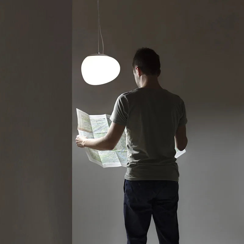 Irregular Glass Ball Pendant Light - Modern Minimalist Ceiling Chandelier Tidesmit