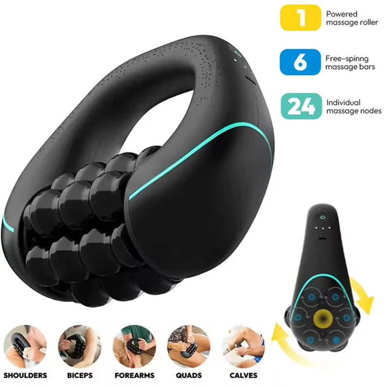 Percussive Massager for Muscle Recovery, 3-Speed Deep Tissue, Black Relaxation Treatment Tidesmit