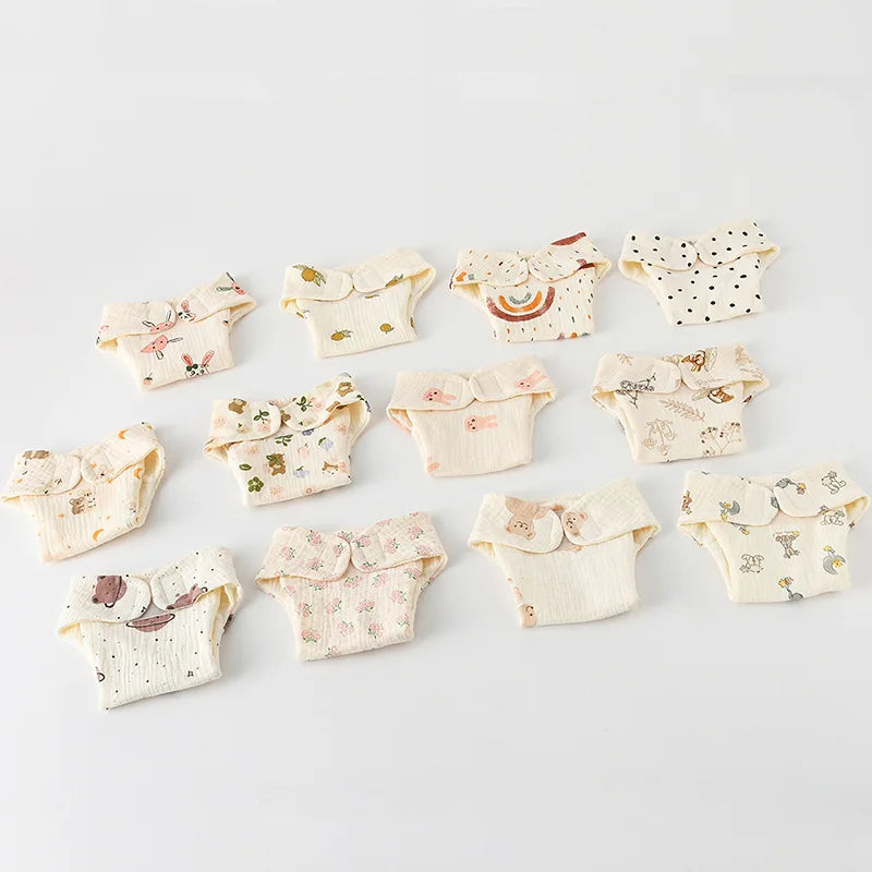 New Summer Cotton Baby Reusable Diaper Cartoon Baby Training Pants Infant Shorts Nappies Panties Nappy Changing Underwear Cloth