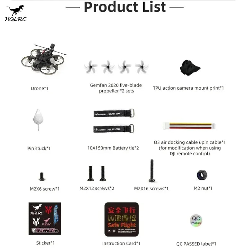Talon 2-Inch Cinewhoop Drone | DJI O3 or Analog FPV | Tidesmit Tidesmit