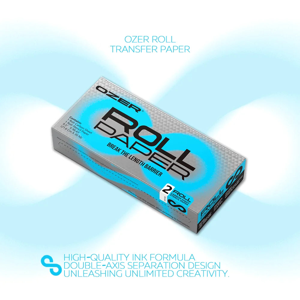 Tattoo Transfer Paper for Thermal Printers - 100 Sheets High Precision Permanent Makeup Machines Tidesmit