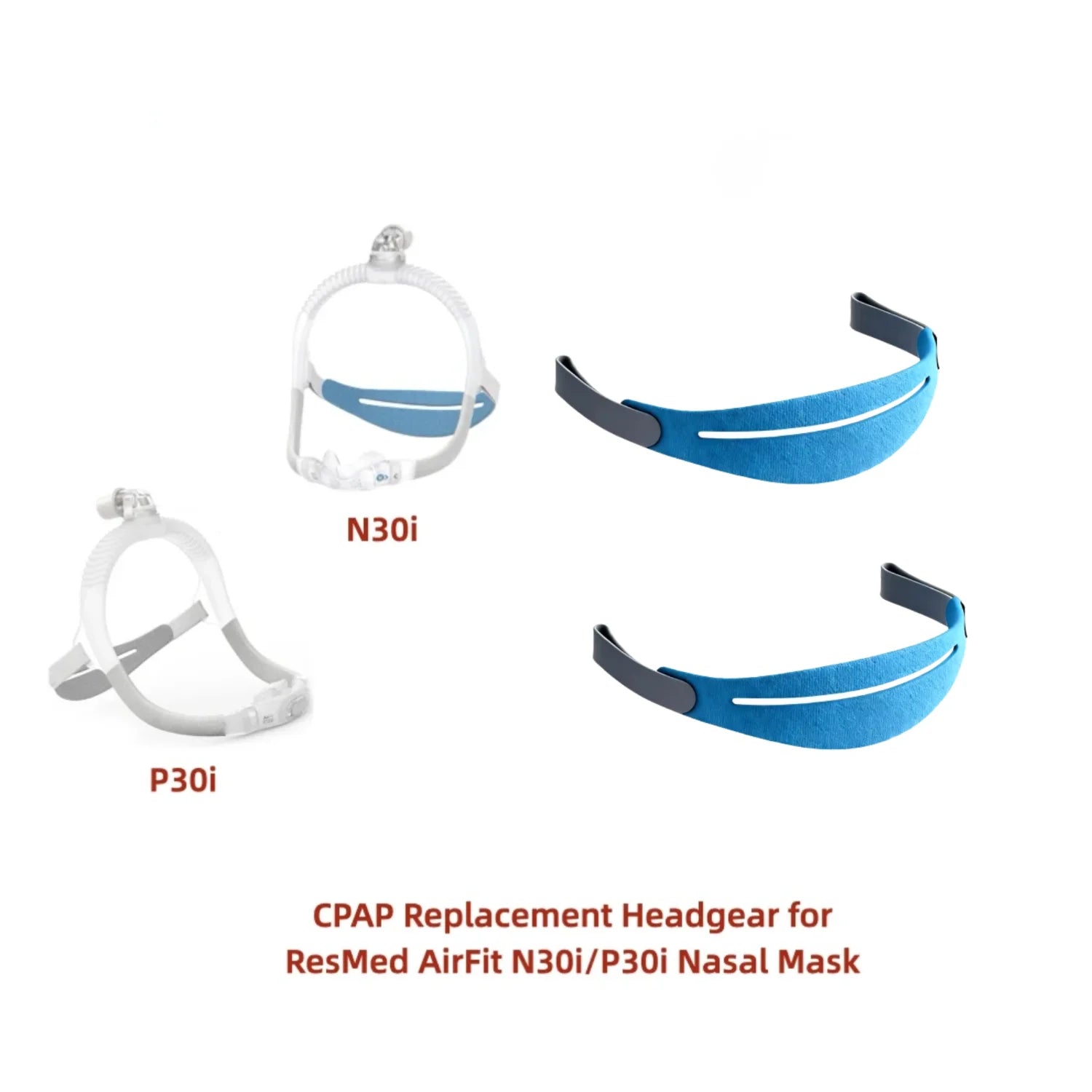 1PCS/2PCS Replacement Headgear Strap For N30i/P30i CPAP Nasal Mask Replace Part