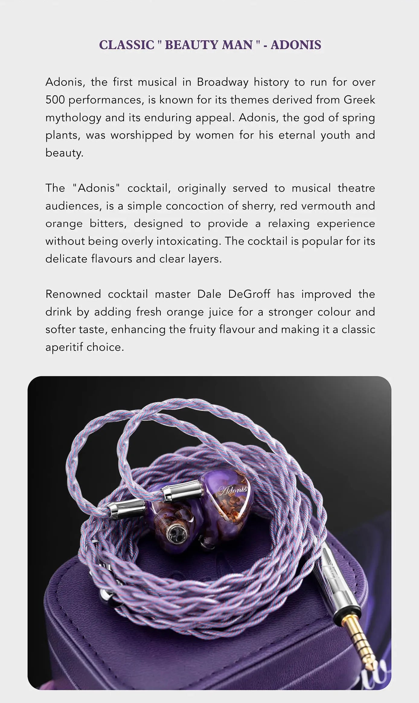 QoA Adonis Hybrid IEMs: 1DD+2BA Wired Earphones by Tidesmit Tidesmit