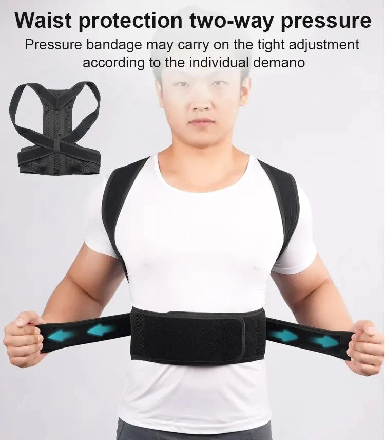 Back Posture Corrector Brace for Spine Support and Pain Relief Back Massage Instrument Tidesmit