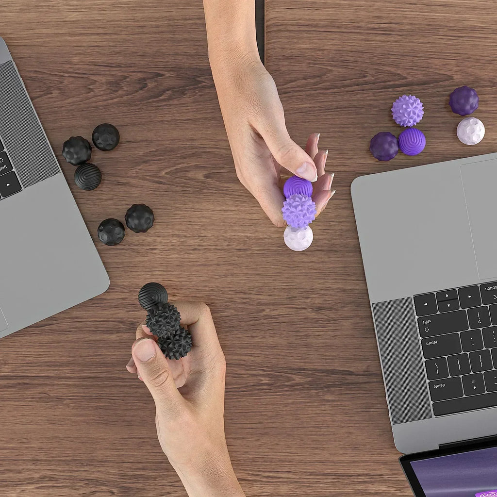 Magnetic Hand Massage Balls for Anxiety Relief - 8 Piece Set Body Shaping Massage Equipment Tidesmit