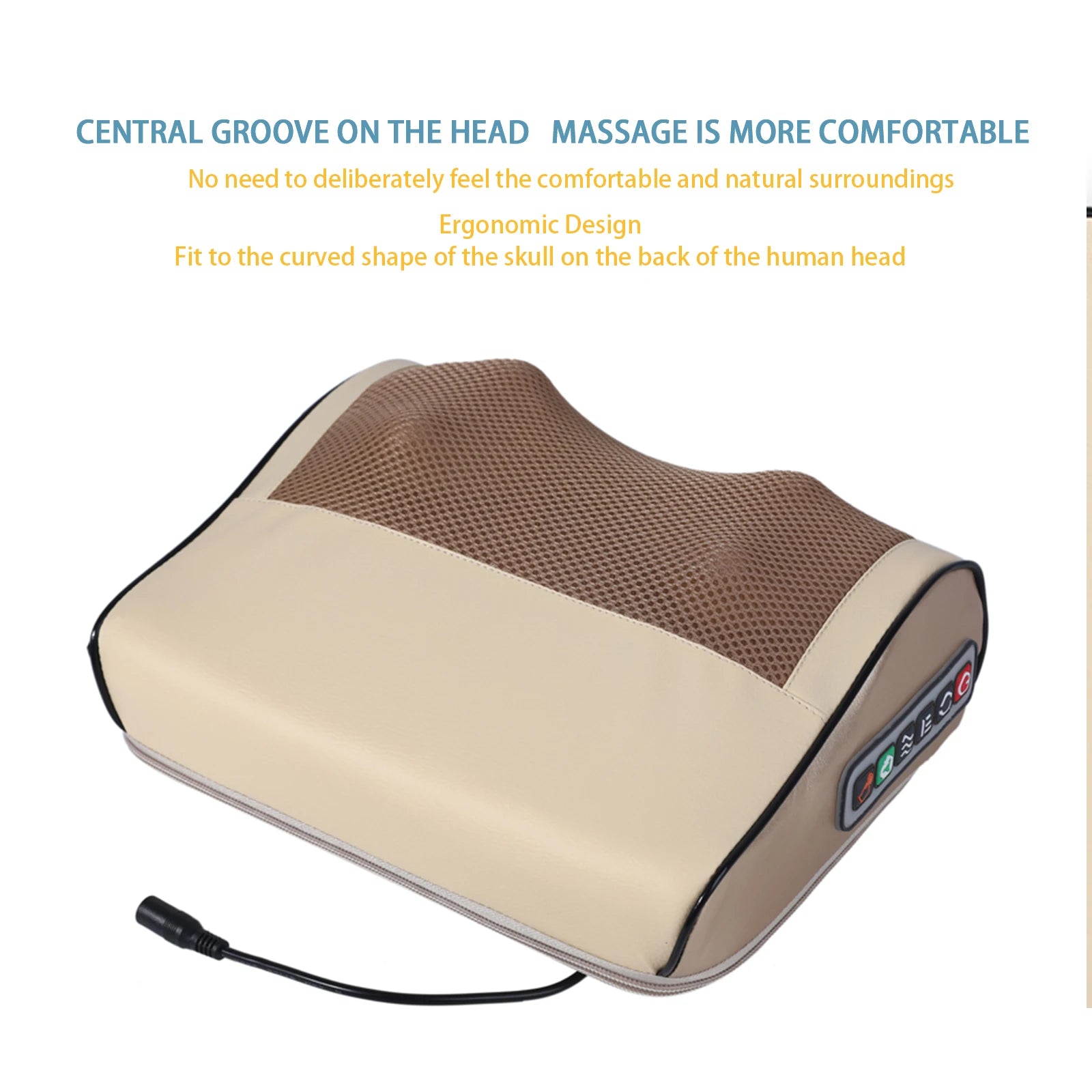 Tidesmit Neck Massager Pillow with Heat – Deep Tissue Muscle Relief Massage Cushion Tidesmit
