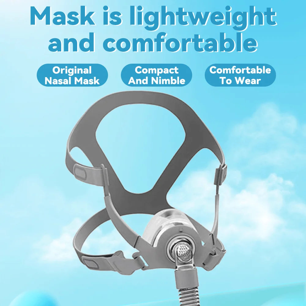 BMC N5B CPAP Nasal Mask With Adjustable Headgear New CPAP Mask For Sleep Apnea S/M/L/XL Sizes Silicone Pads Fast Shipping