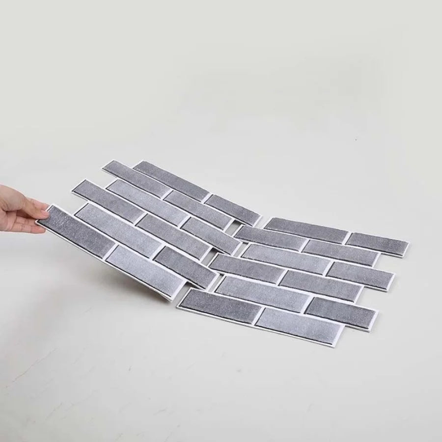 5/10Pcs Peel and Stick Tile Backsplash Thicker Design Marble Tiles 12"X12" Stick on Backsplash Self Adhesive Tiles for Any Room
