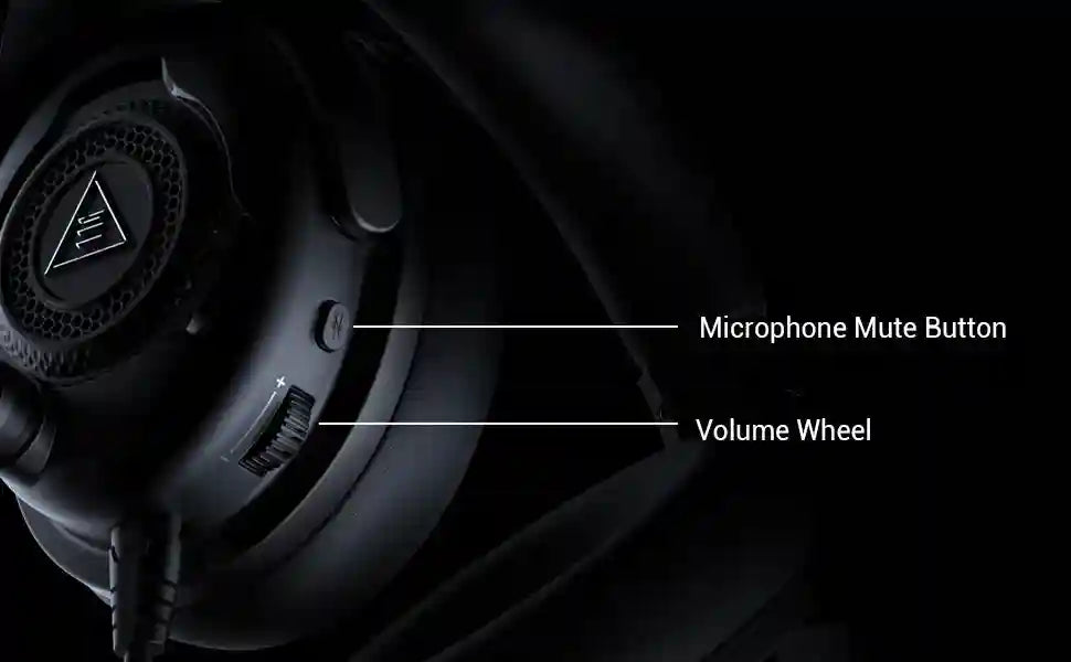 Gaming Headset with Microphone - Over-ear Wired Stereo for PC and PS5 Tidesmit