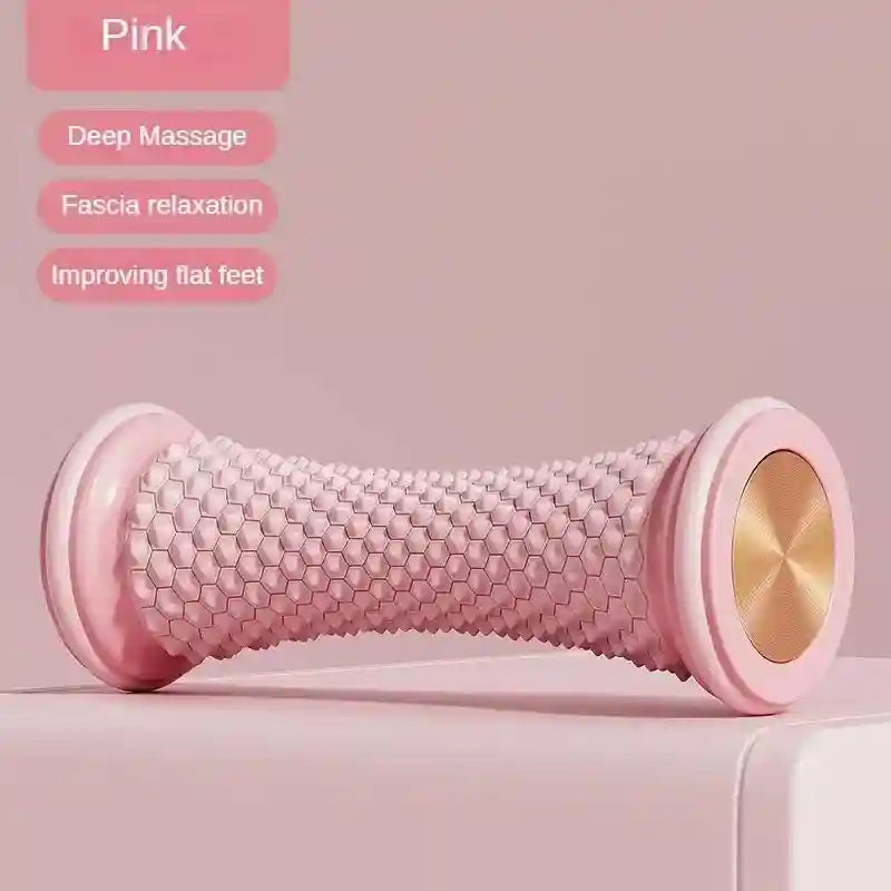Foot Massage Roller for Plantar Fasciitis Therapy - Ergonomic Design Massage Roller Pink Tidesmit
