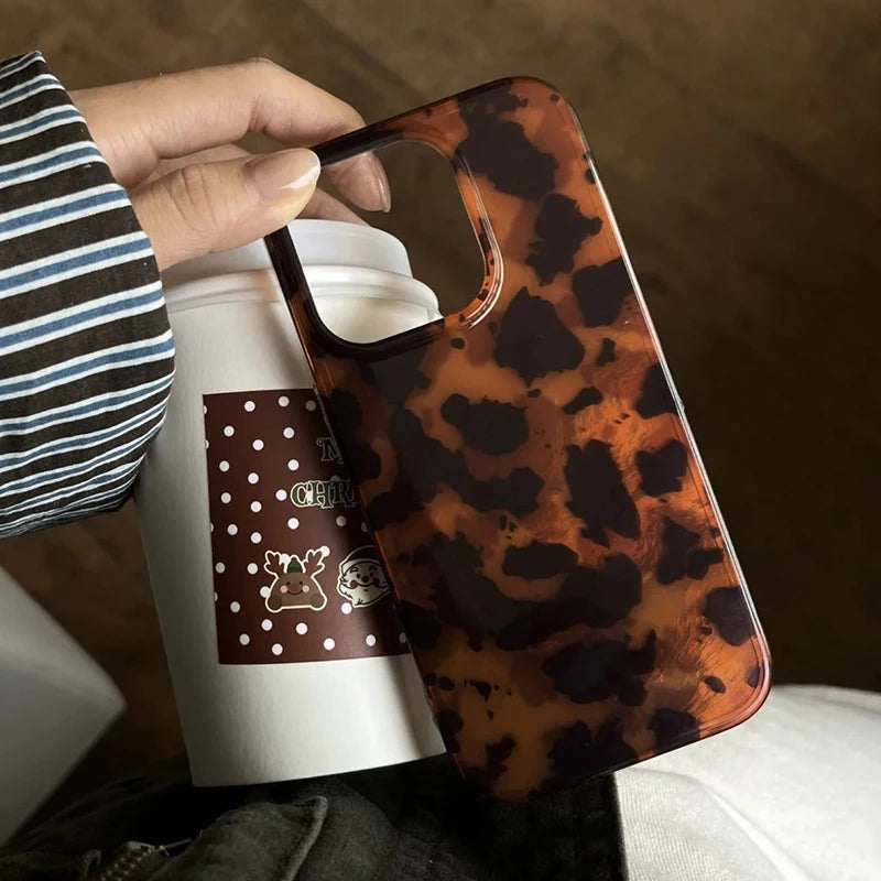 Amber Texture Phone Case for iPhone 17 Pro Max - Military-Grade Protection Tidesmit