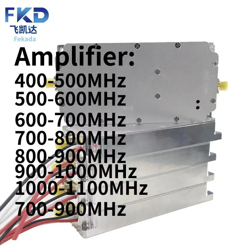 RF Power Amplifier Module 50W SMA for Long-Range Drone Signal Booster Tidesmit