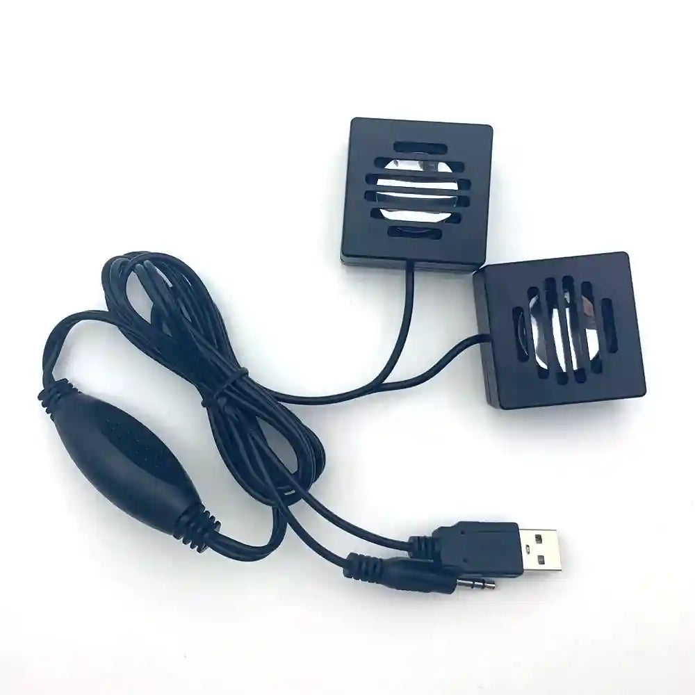 USB Computer Speakers with Stereo Surround Sound for Laptops Tidesmit
