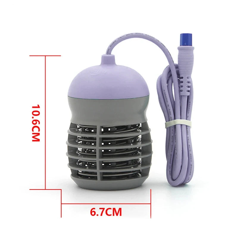 Ionic foot bath detox array in gray and purple with power cord, featuring 10.6cm height for spa cleanse treatments.