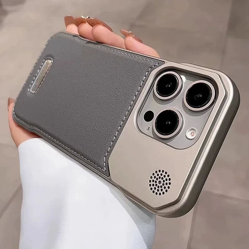 iPhone 15 Leather Aromatherapy Case with Magnetic MagSafe Protection Tidesmit