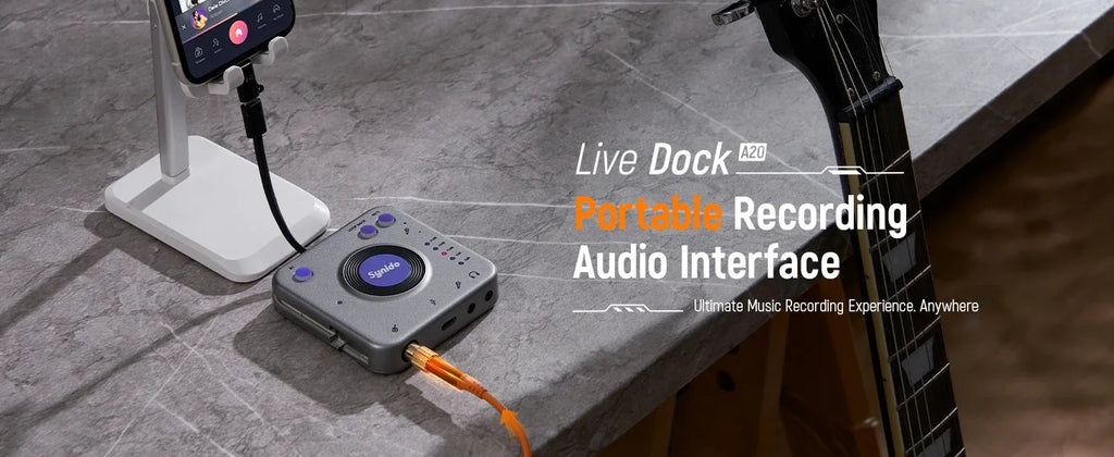 USB-C Audio Interface for Mobile Streaming - Tidesmit A20 & A10 Models Tidesmit