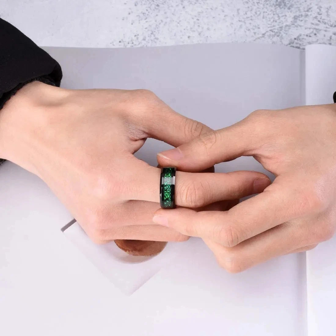 Smart Health Ring - 8mm Stainless Steel Biometric Fitness Tracker Tidesmit