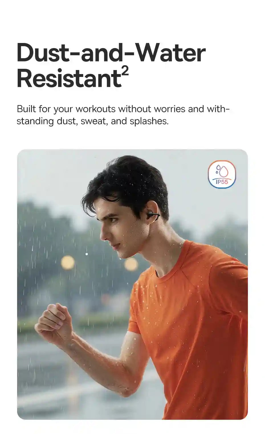 Tidesmit Open Ear Wireless Earbuds – Secure Clip-On Sports Headphones Tidesmit
