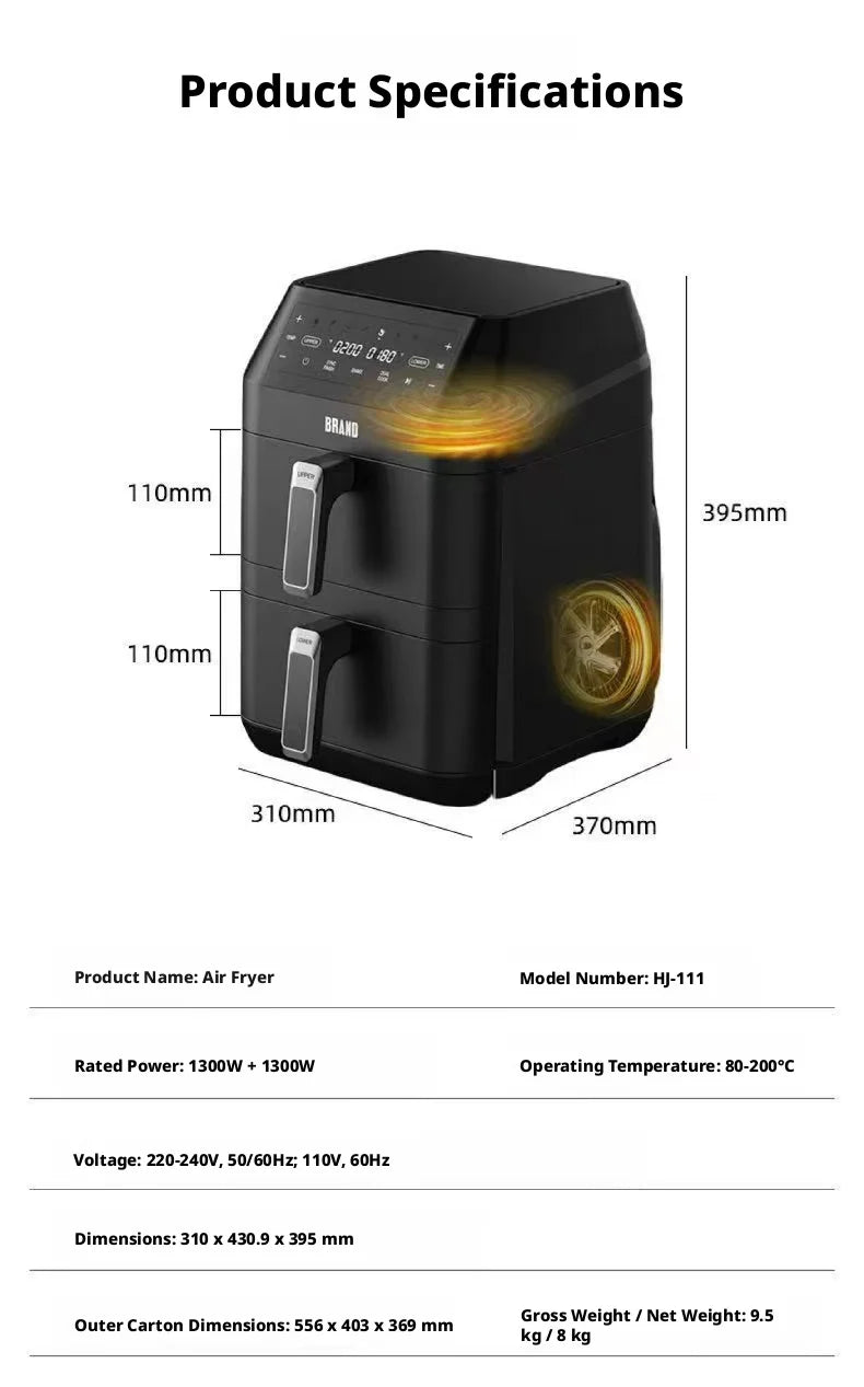 Airo Oven 15 Liter New Trending Commercial Electric air Fryer Aire Fryer Double Stack Glass air Fryer Non Toxic 10l 12 Liter