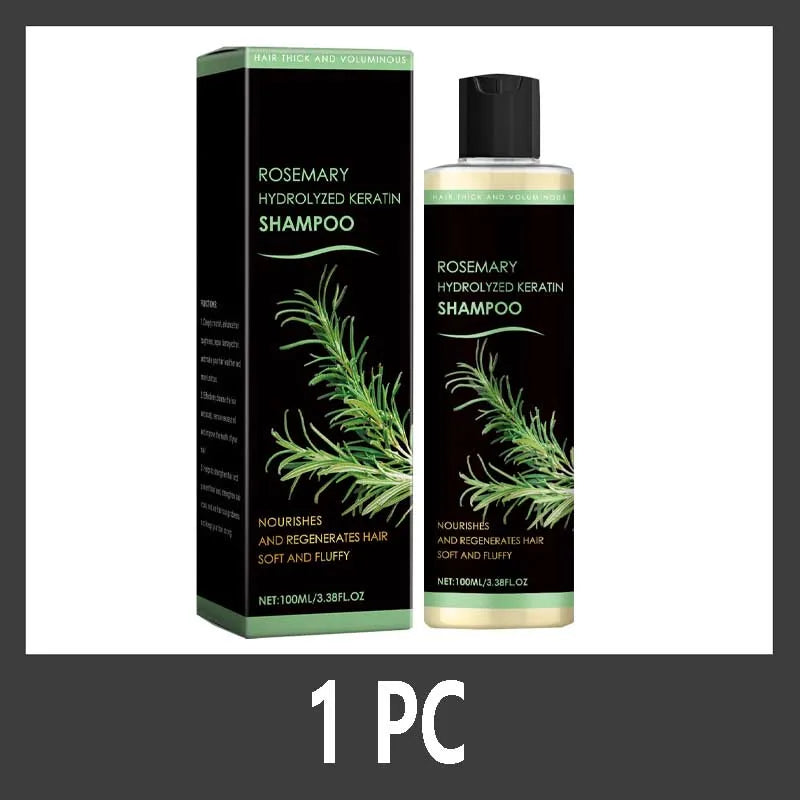 Organic Rosemary Shampoo for Hair Growth Natural Thickening & Strengthening Shampoo with Hydrolyzed Keratin Hair Care