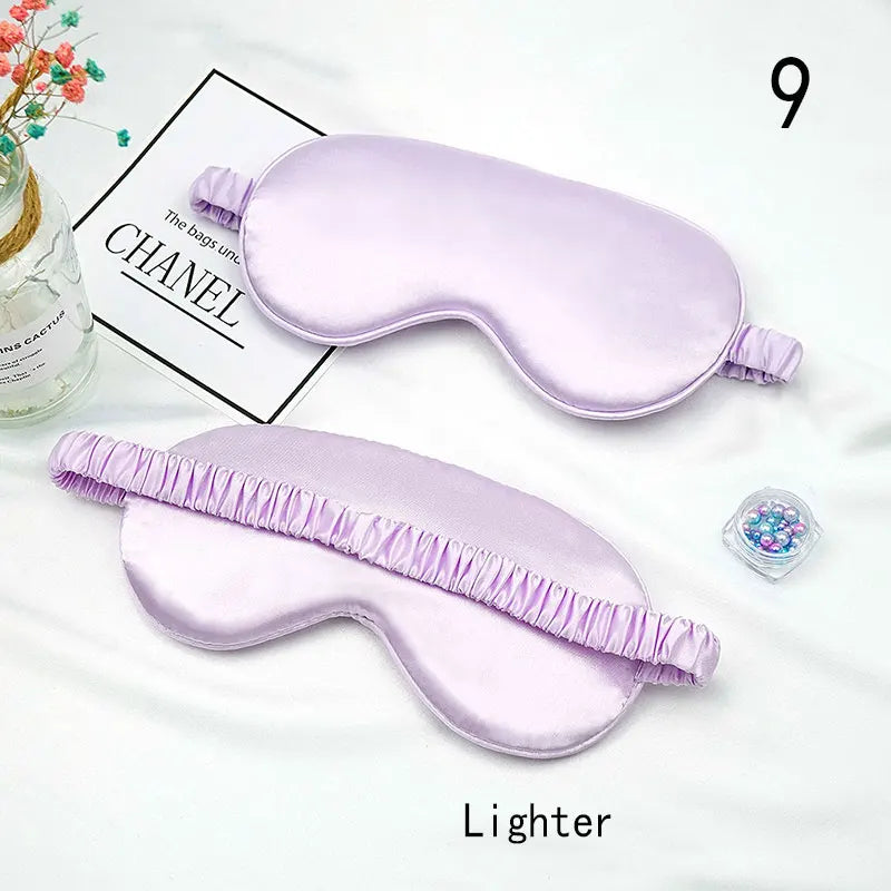 Imitated Silk Eye Mask for Sleeping Breathable Eyeshade Cover Sleeping Mask for Travel Nap Soft Comfort Blindfold Night Eyepatch