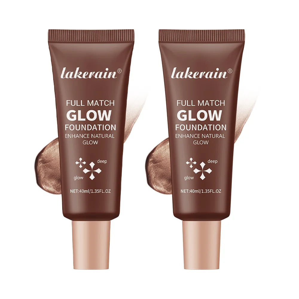 Tidesmit Glowing Foundation liquid highlighter texture swatch for natural dewy face makeup base