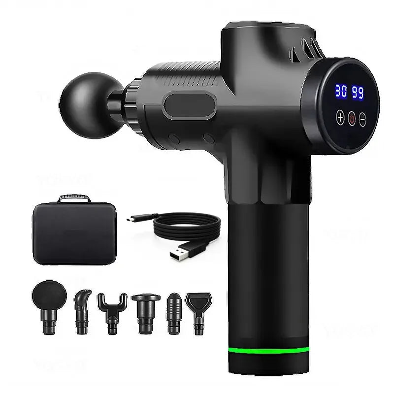 Deep Tissue Massage Gun - Cordless Percussion Massager with Heat Body Shaping Massage Equipment Tidesmit