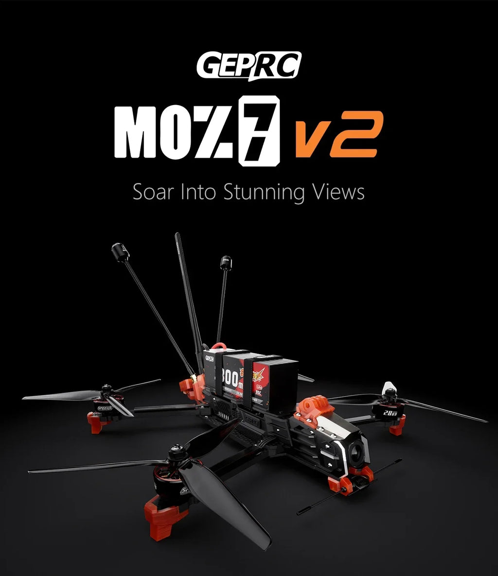 MOZ7 V2 O4 Pro 7 Inch FPV Drone | Long Range Cinematic Aerial Filming Tidesmit