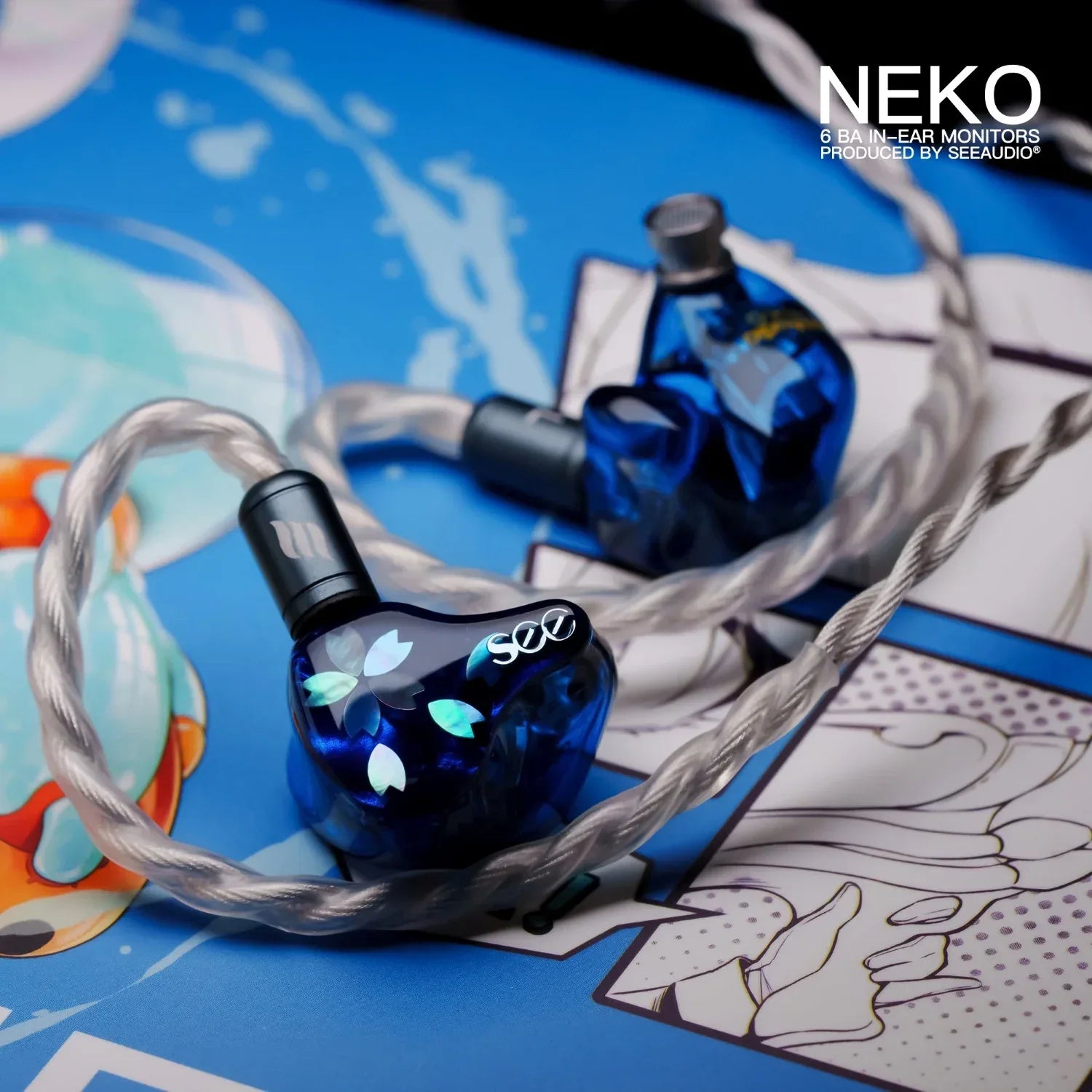 SeeAudio Neko In-Ear Monitors with 6BA Drivers by Tidesmit Tidesmit