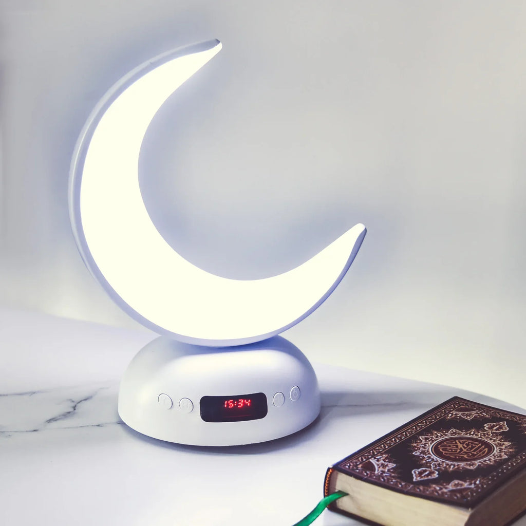 Quran Azan Clock Islam Muslim Arabic Koran Bright Bluetooth Speaker Portable Night Light Lamp Holy Wireless Ramadan Islamic Arab