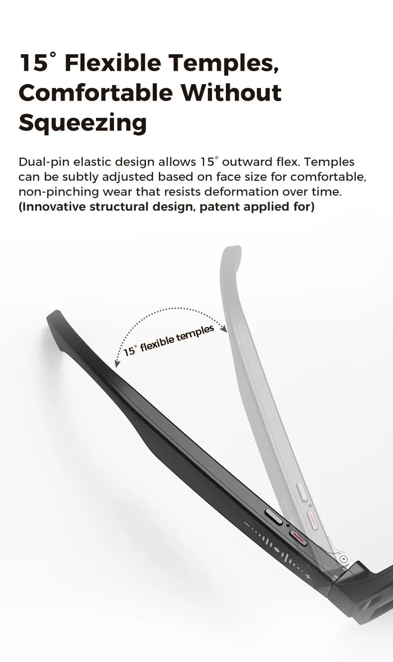 AI Smart Glasses with 8MP Camera and Real-Time Translation - Tidesmit Tidesmit