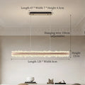LED Ring Light Chandelier 120cm - Dimmable Rose Gold & Grey Rose Gold 120cm Tidesmit